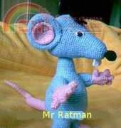 Amigurumi Artist - Gudrun Kulich - Mr Ratman