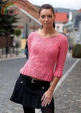 Pullover with Ruffles by Vladimira Ilkovicova (VADIS designs)