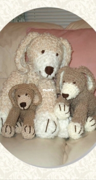 Craft Designs for You - Cherie Marie Leck - REC0077 - Cute Crocheted Puppies