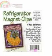 k405 Vegetable Refrig Magnet Clip Squash Maryanne Moreck