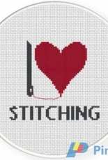 Daily Cross Stitch - I Heart Stitching