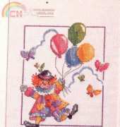 Vervaco 63.10 Clown with balloons