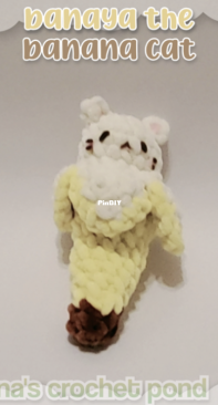 Elenas Crochet Pond - Elena - Banaya the Banana Cat - Free