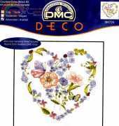 DMC BK724 - Floral Heart
