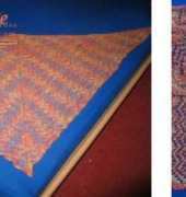Triangular Shawl With Emergent Tendrils by Utlinde