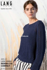 243-21 Lang Yarns Merino 130 Compact  by LANGYARNS SWITZERLAND-English-German-French-Dutch