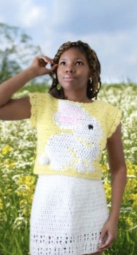 Dream Crochet - Ashlee Elle Wright - The Bunny Love Crochet Top