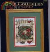 Dimensions - The Gold Collection Petites 8655 Inviting Holiday Wreath XSD