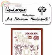 Unisono Art Nouveau Mustertuch Abécédaire