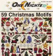 Jeanette Crews Designs One Nighters 466 - 59 Christmas Motifs