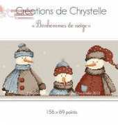 Créations de Chrystelle - Bonhommes de Neige