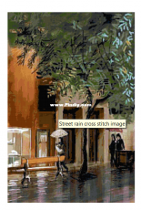 Better Cross Stitch - Street Rain - Free