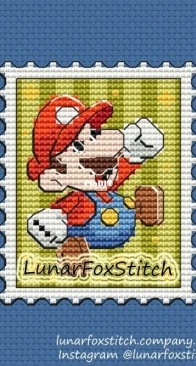 Lunar Fox Stitch - Super Mario