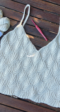 Colores Santos Crochet - Gisela Elizabeth Cejas - January Top - Top Enero - Spanish
