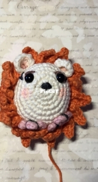 Riana and Lu Crochet Toys - Riana Szekely - Hedgy and Small Apples - Free