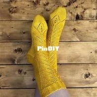 Bud and Blossom socks by Jem Arrowsmith - Under the Olive Tree Knits