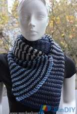 Gradientin Scarf by Daniela Johannsenova-English,German-Free