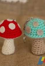 Miss Dolkapots Krafties- Mushroom Keychain- Free