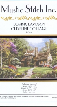 Mystic Stitch Inc. - DD-25 Old Flint Cottage by Dominic Davidson