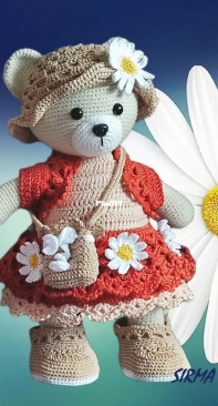 Sirmas Magic - Tanya Borissova - Crochet clothes for Daisy Teddy Bear - English and French