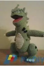 Crochet Fanatic - Christjan Bee - Tyranitar- Free