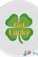 Daily Cross Stitch  - Get Lucky