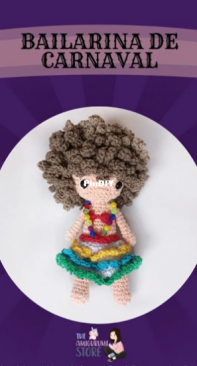 The Amigurumi Store - Jime Bouso - Carnival Dancer - Bailarina de Carnaval – Spanish - Free