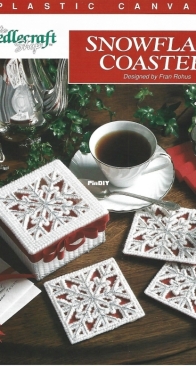 The Needlecraft Shop - 913321 -Snowflake coasters - Plastic Canvas