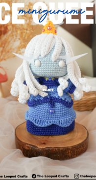 Section The Looped Crafts - Aimy Loren Fernandez - Ice Queen minigurumi - Spanish