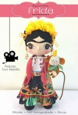 Funny Amandita - Boneca Frida Kahlo -Portuguese