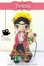 Funny Amandita - Boneca Frida Kahlo -Portuguese