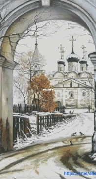Way to the church by Lubov Germakova