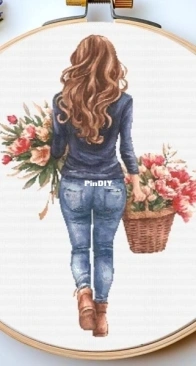 LeCoqDesign - Girl with Bouquet