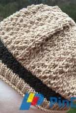 Hat #29 Rose Stitch Slouch by J.G. Miller-Free