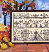 Spanish Blackwork Sampler from Mary Hickmotts New Stitches 117