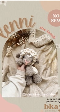 Bkay Crochet co - Brandi Martin - Lenni the Lamb