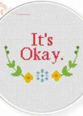 Daily Cross Stitch  - It’s Okay