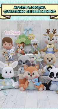 Dris Atelie - Dri Medeiros - Quartinho de Bebe Menino  - Baby Boys Nursery -  Portuguese