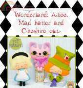 Noia Land- Wonderland: Alice, Mad hatter, and Cheshire cat