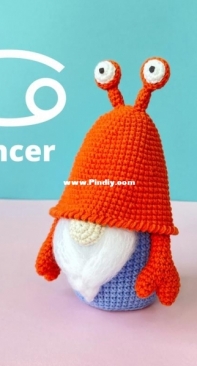 Happy Dolls Handmade - Julia Negovorina - Cancer Zodiac Gnome