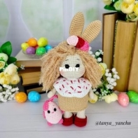 Tanya Yanchu - Tatyana/Tatiana Yanchu - Doll in Easter Cake costume