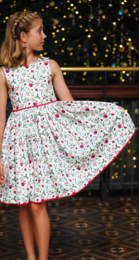 Tadah Patterns - TP2101 - Teen Tea Party Dress - Sizes 8-14