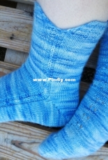 Cheeky Shy Socks by Audrey Borrego-Free
