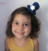 Meladoras Creations - Tiny Hat Barrette (Hair Clip)