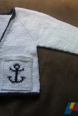 O Sailor Cardigan by Ariana Ascherl -Free