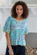 Aunt lydias - Julie Farmer - Crafty Crochet Top - FREE