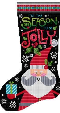 Durene Jones Cross Stitch DJXS2461 Jolly Stocking