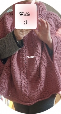 My pink poncho