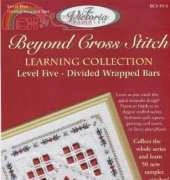 The Victoria Sampler Learning Collection Level 5 Divided Wrapped Bars BCS 5-5 - Poinsettia Heart