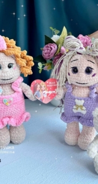 Dubrova Natalya - Дуброва Наталья - Valentine doll - Девочка Валентинка - Russian